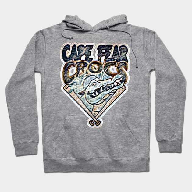 Cape Fear Crocs Baseball Hoodie by Kitta’s Shop